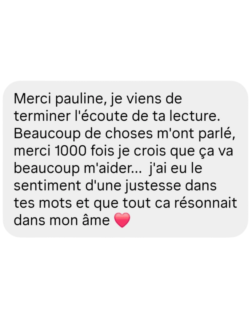 témoignage lecture d'aura nathalie